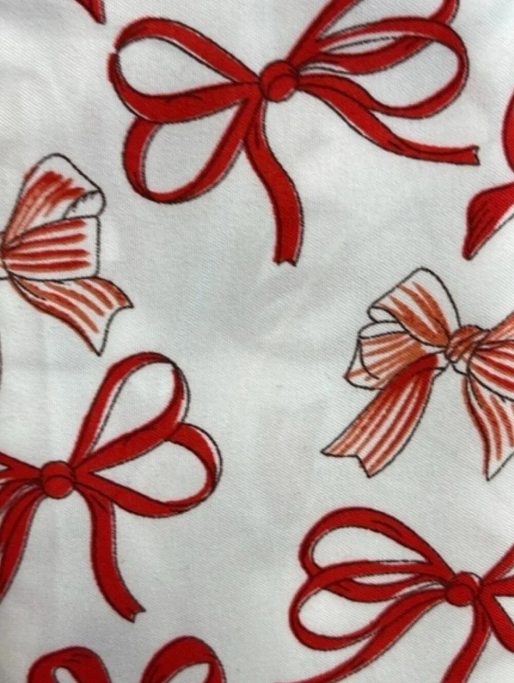 Bow Sheets Queen Size Peri Home Viral Red Bows Christmas Sheet Set New